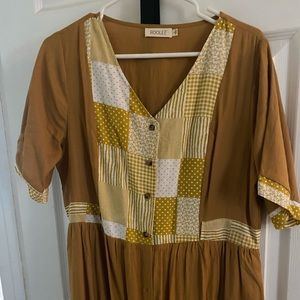 Roolee patchwork dress